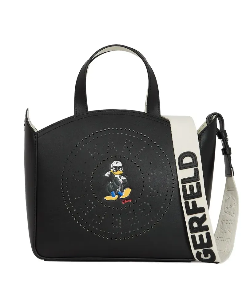 Karl Lagerfeld x Disney kleine Tote Bag - Schwarz Schwarz