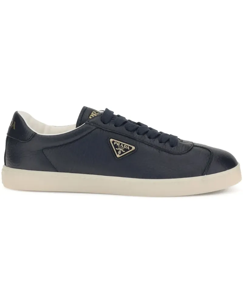 Prada Sneakers mit Triangel-Logo - Schwarz Schwarz