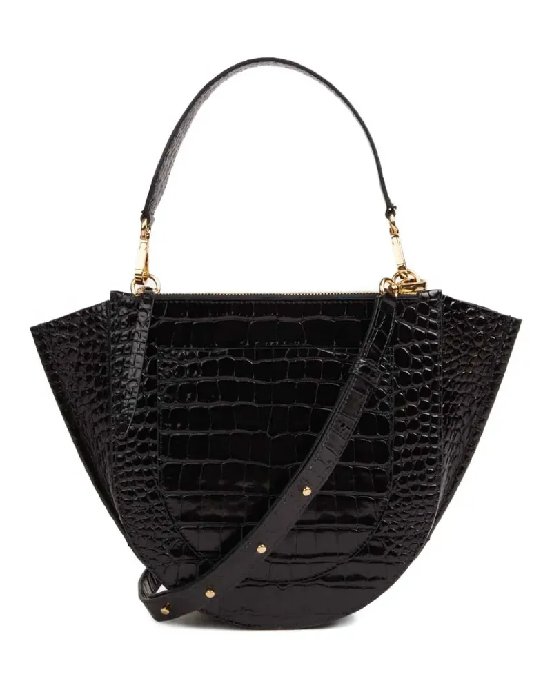 WANDLER Mittelgroße Hortensia Schultertasche - Schwarz Schwarz