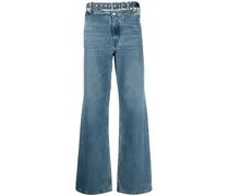Halbhohe Evergreen Wide-Leg-Jeans