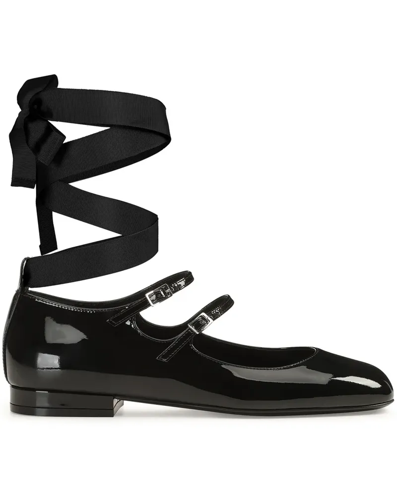 Sergio Rossi Si Rossi Ballerinas - Schwarz Schwarz