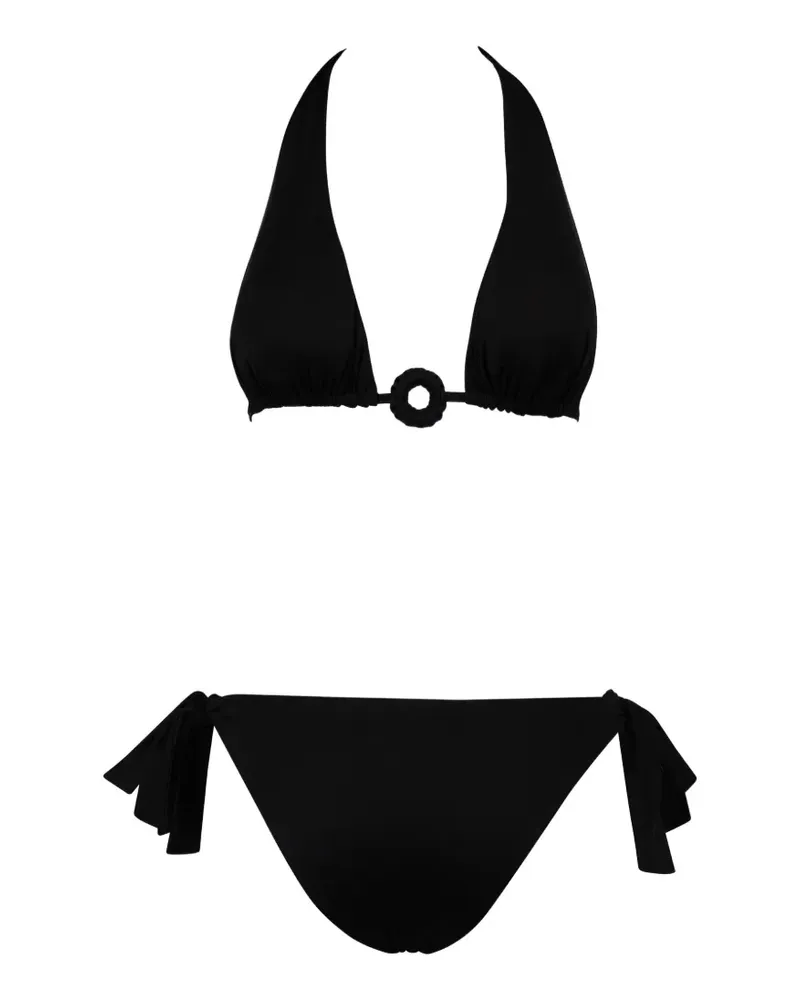 FISICO-Cristina Ferrari Bikini mit Schnürung - Schwarz Schwarz