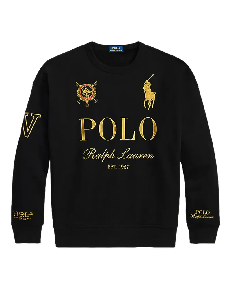 Ralph Lauren embroidered logo sweatshirt - Schwarz Schwarz