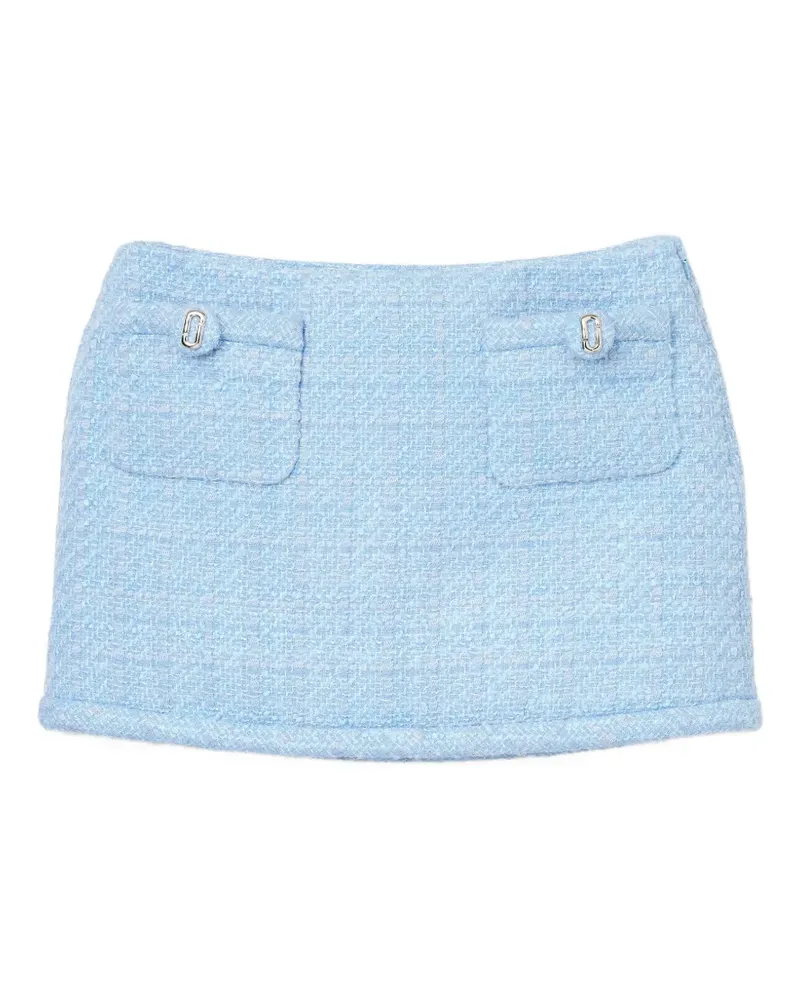 Marc Jacobs tweed mini skirt - Blau Blau
