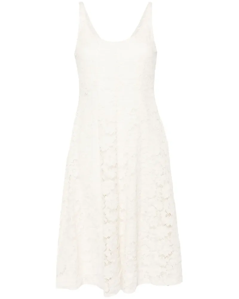 Prada Kleid aus Blumenspitze - Weiß Weiß