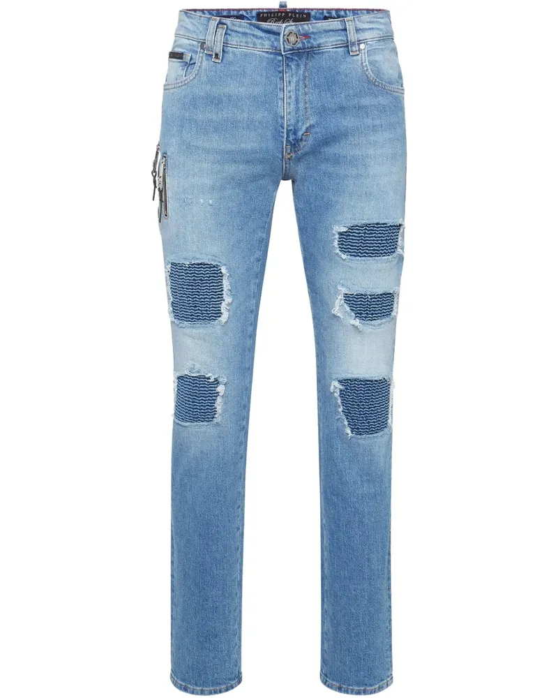 Philipp Plein Rock Star Studs Jeans - Blau Blau