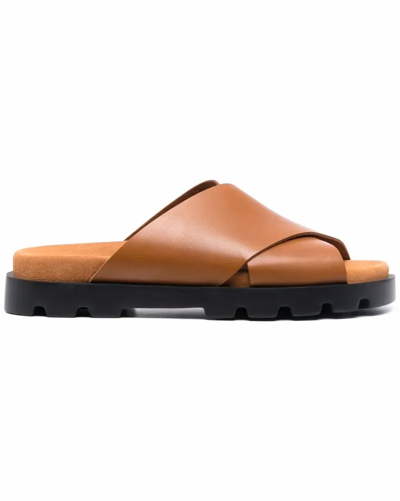 Camper Brutus Sandalen aus Leder - Braun Braun