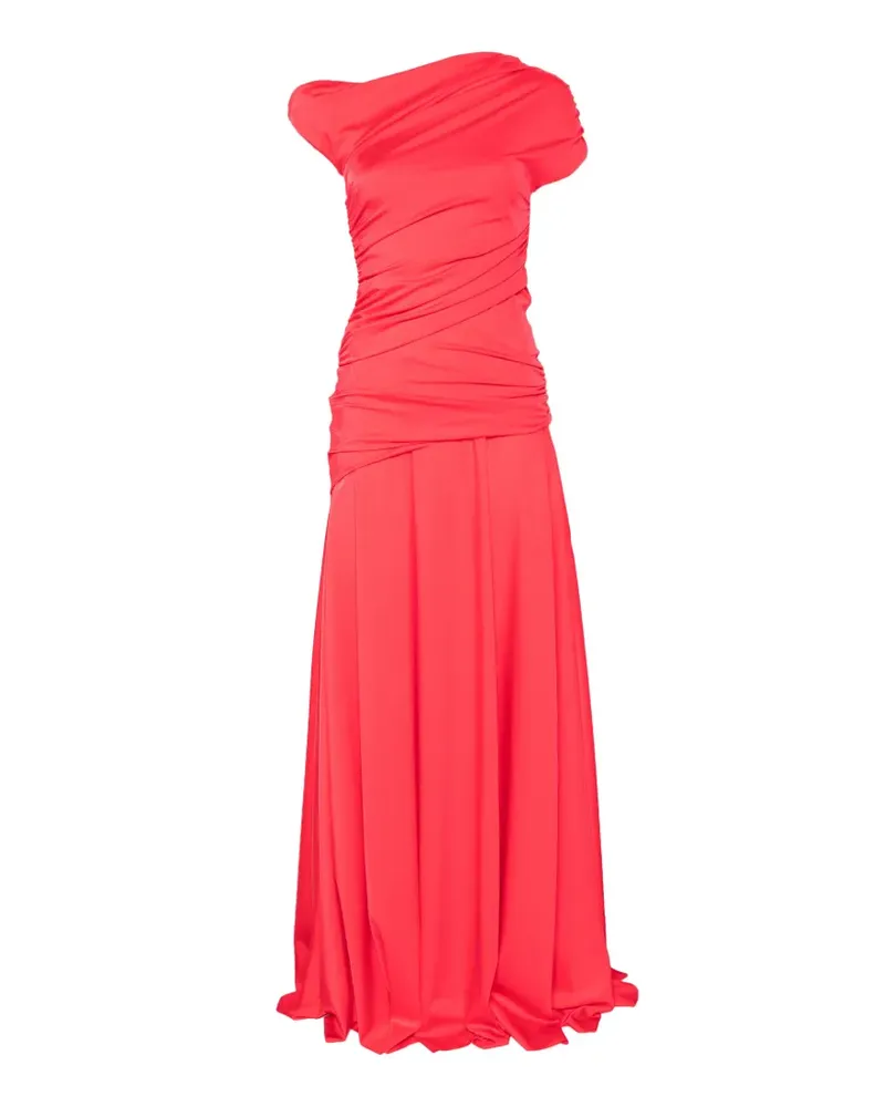 Chiara Boni draped maxi dress - Rot Rot