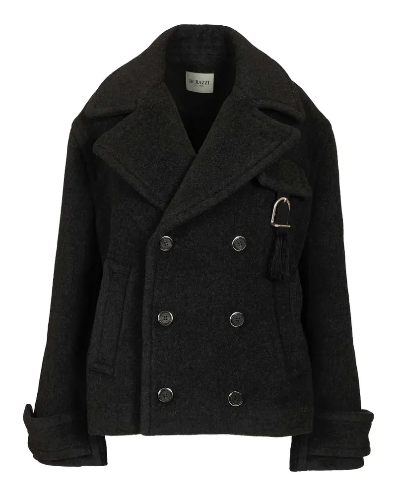 Durazzi Milano Peacoat taglio militare - Grau Grau