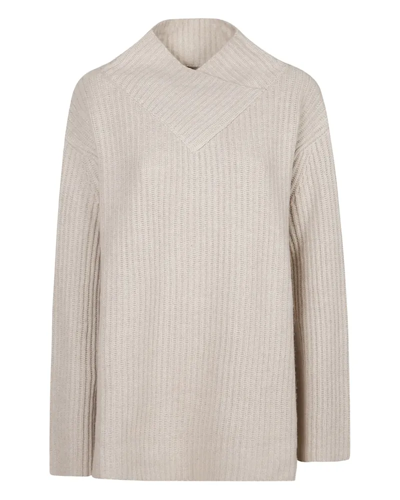 Le Kasha 1918 Gerippter Lisboa Kaschmirpullover - Nude Nude