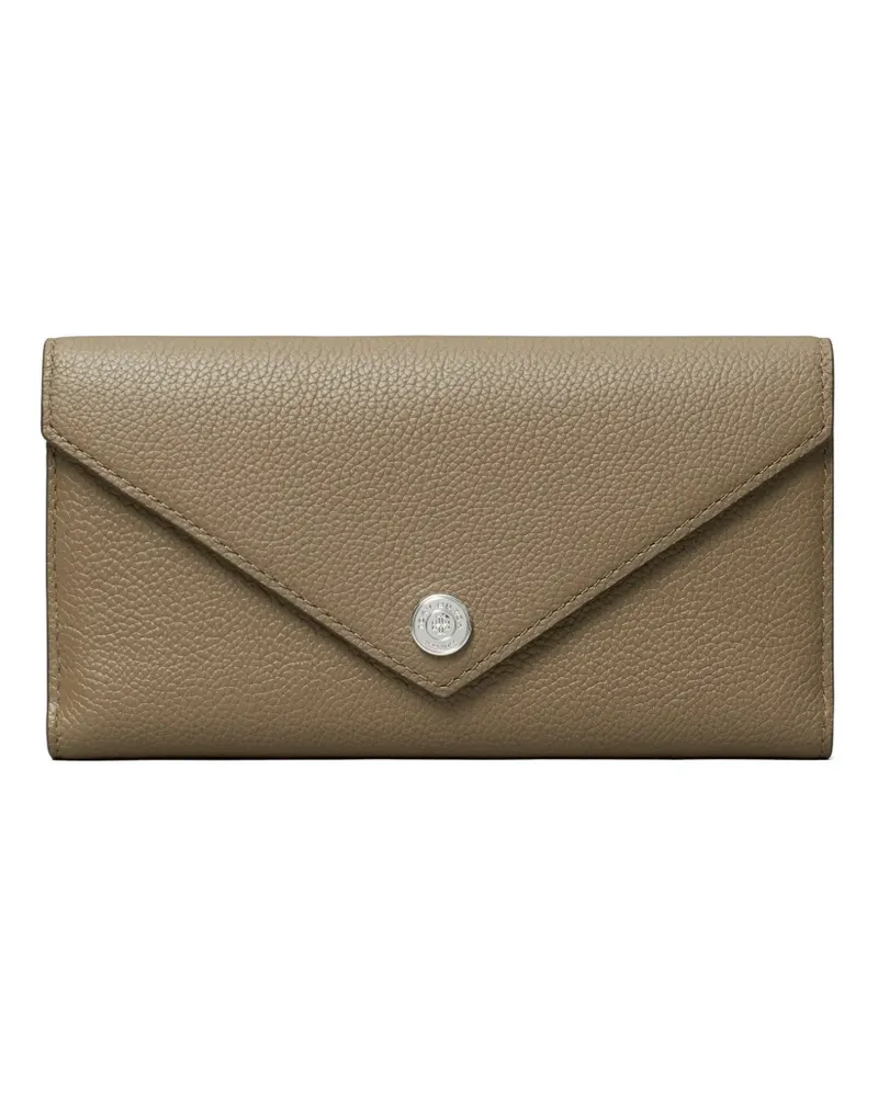 Tory Burch pebble envelope long wallet - Braun Braun
