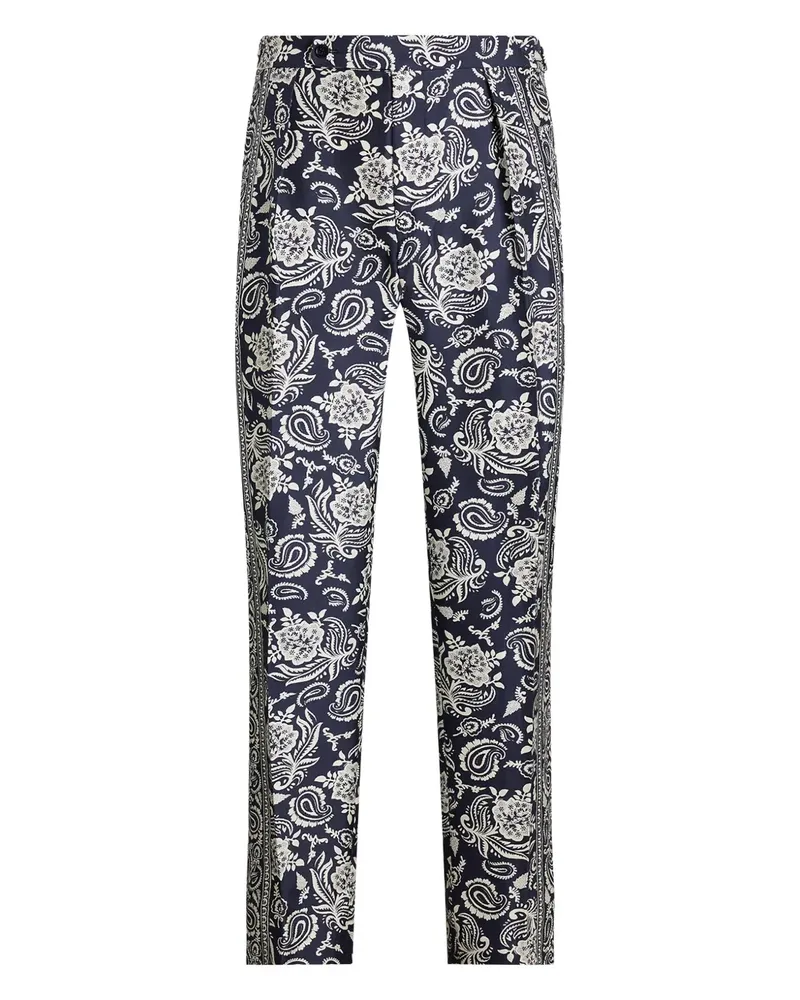 Ralph Lauren Hose mit Paisley-Print - Blau Blau
