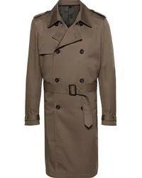 ERALDO Doppelreihiger Twill-Trenchcoat Braun