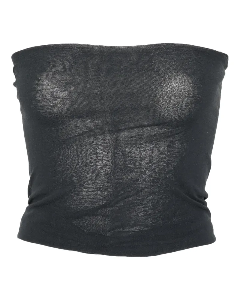 AMOMENTO bandeau top - Grau Grau