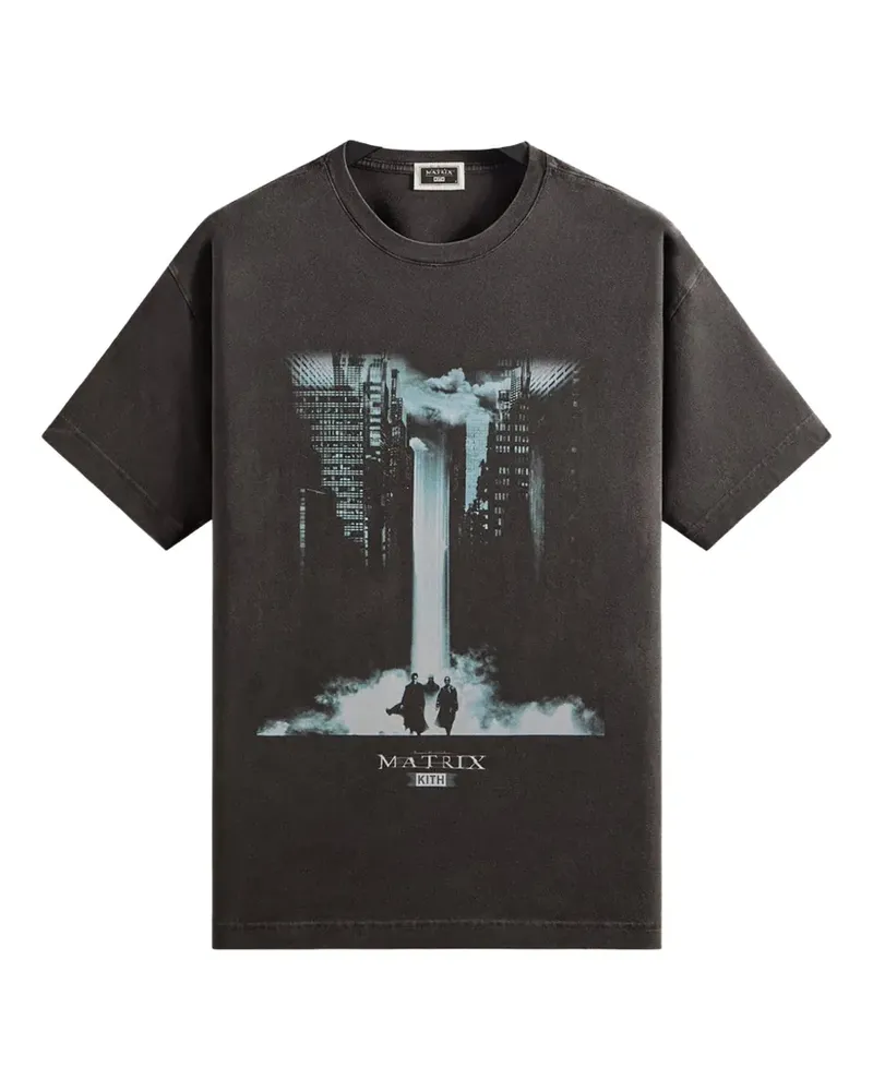 KITH graphic-print t-shirt - Grau Grau