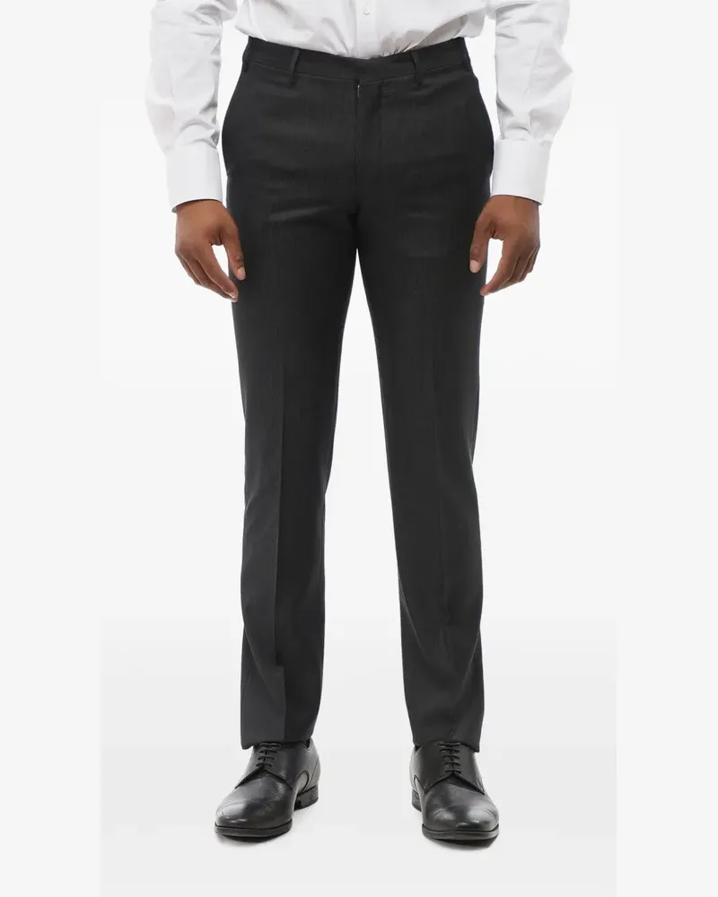 Corneliani Klassische CC Collection Hose - Schwarz Schwarz