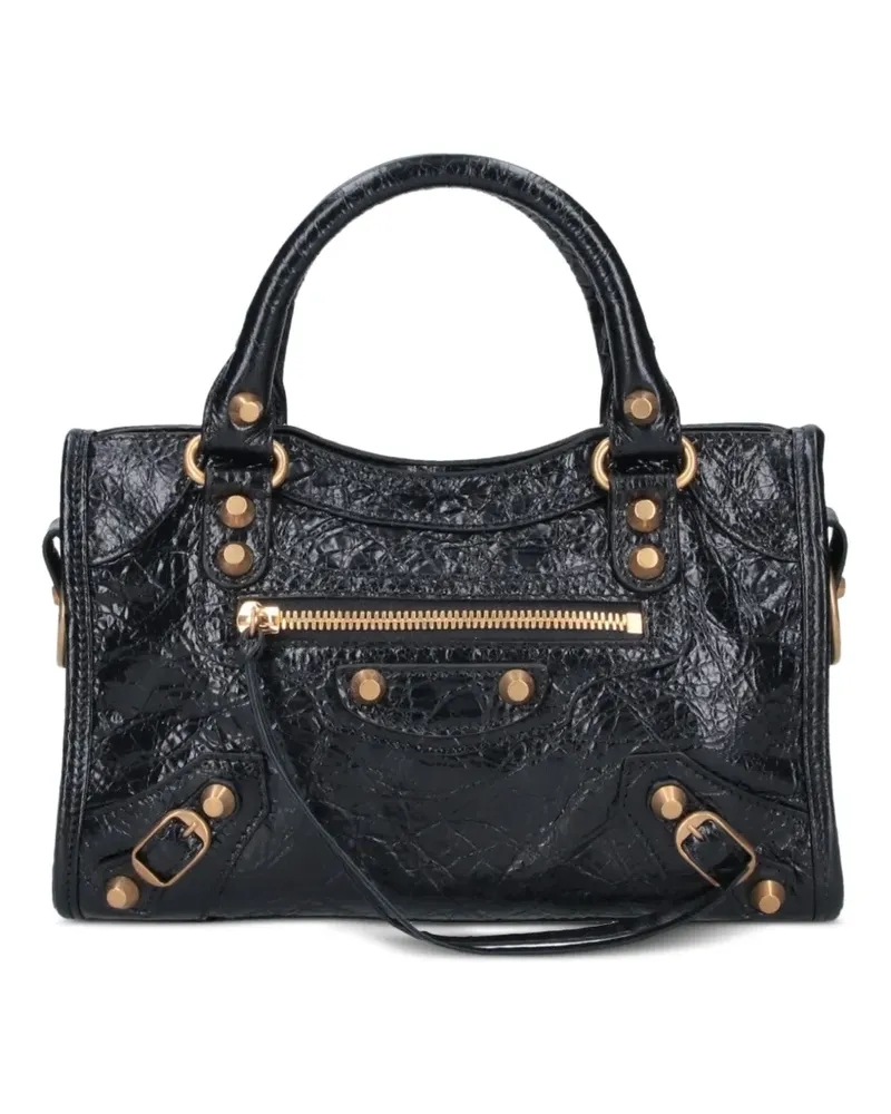 Balenciaga Mini Le City Tote Bag - Schwarz Schwarz
