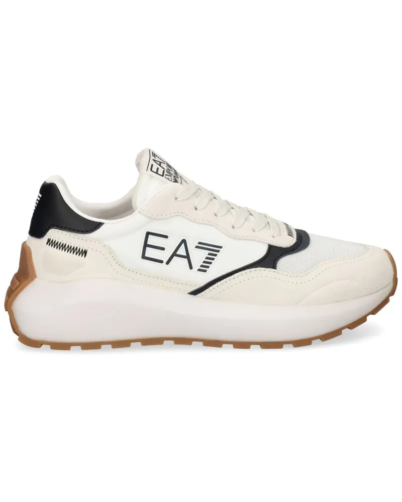 EA7 Sneakers mit Print - Weiß Weiß