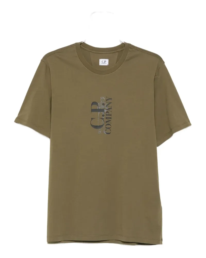 C.P. Company T-Shirt mit Logo-Print - Grün Grün