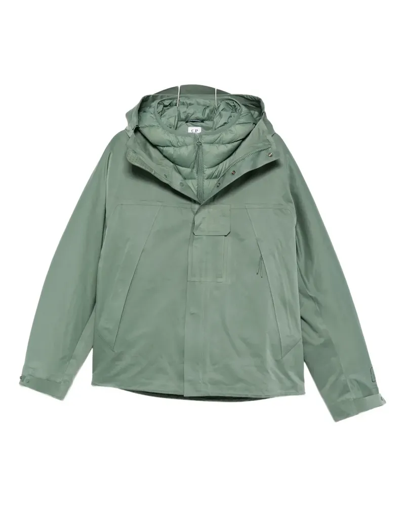 C.P. Company Kapuzenjacke mit abnehmbarem Einsatz - Grün Grün