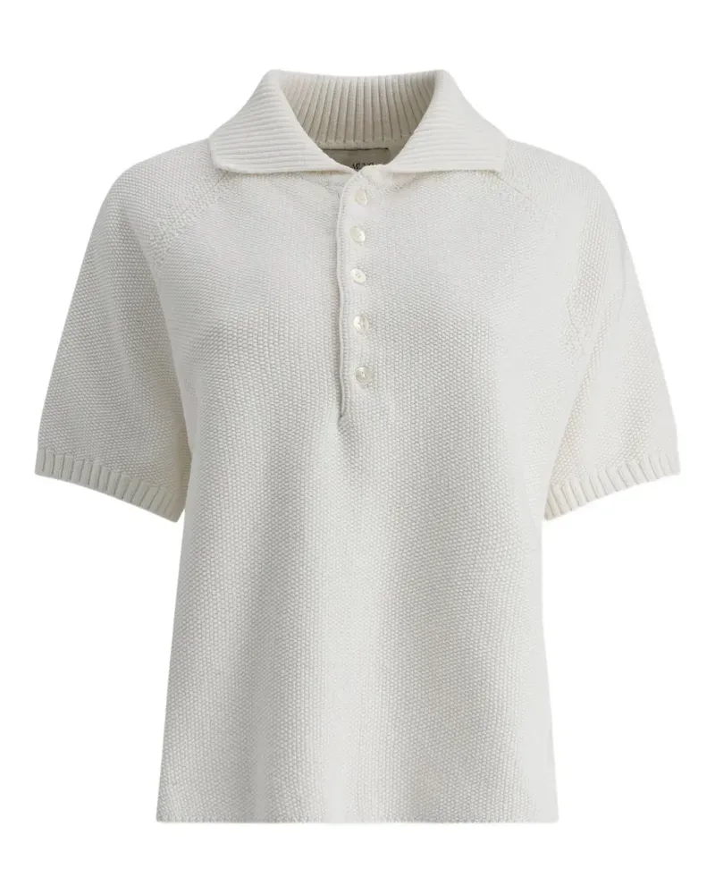 Giorgio Armani Kurzärmeliges Poloshirt - Weiß Weiß
