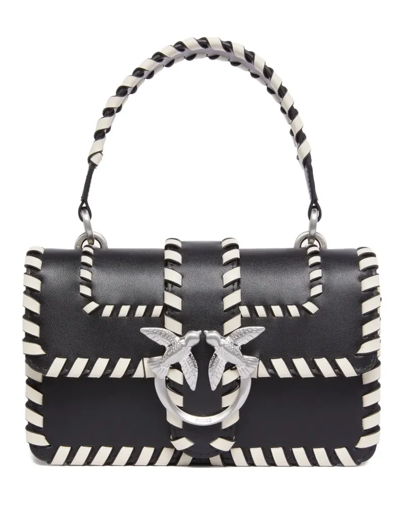 Pinko Mini One Love Umhängetasche - Schwarz Schwarz