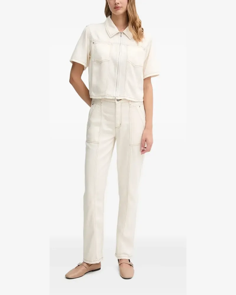 DKNY Jeansrock mit Reißverschluss - Nude Nude