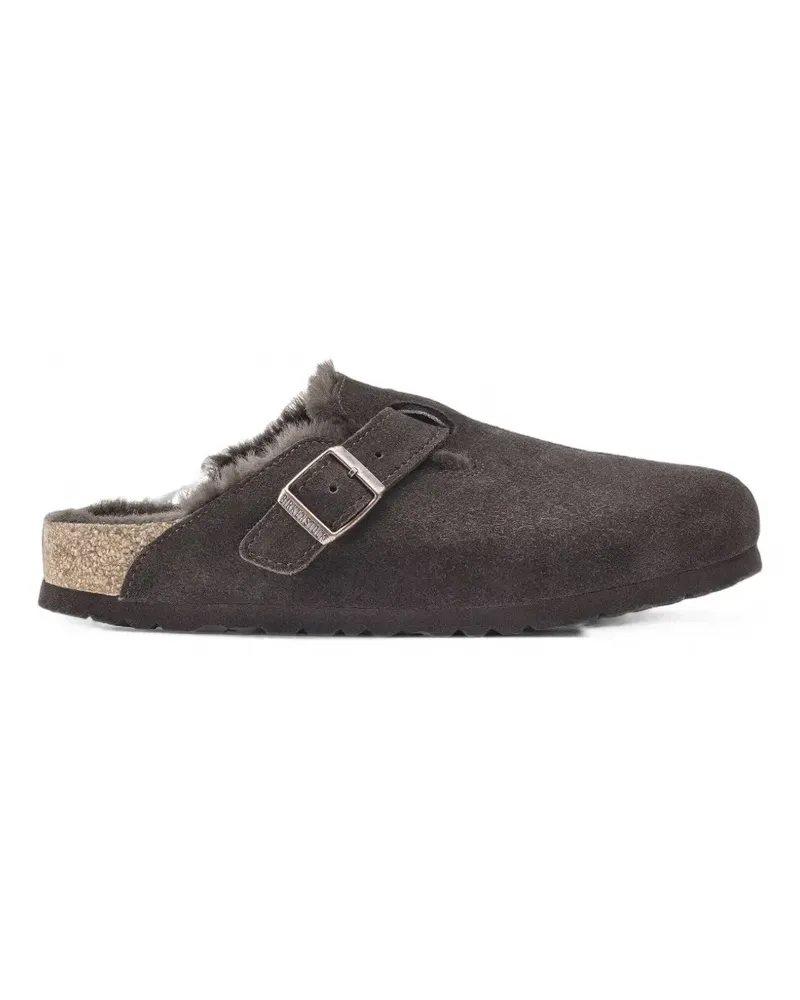 Birkenstock Boston shearling-lined mules - Braun Braun