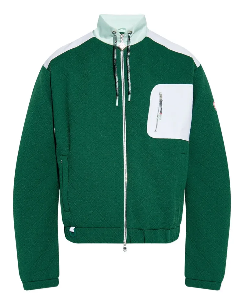 Casablanca Paris Sweatshirt mit Reißverschluss - Grün Grün