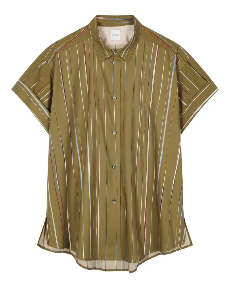 Paul Smith Gestreiftes Hemd - Grün Grün