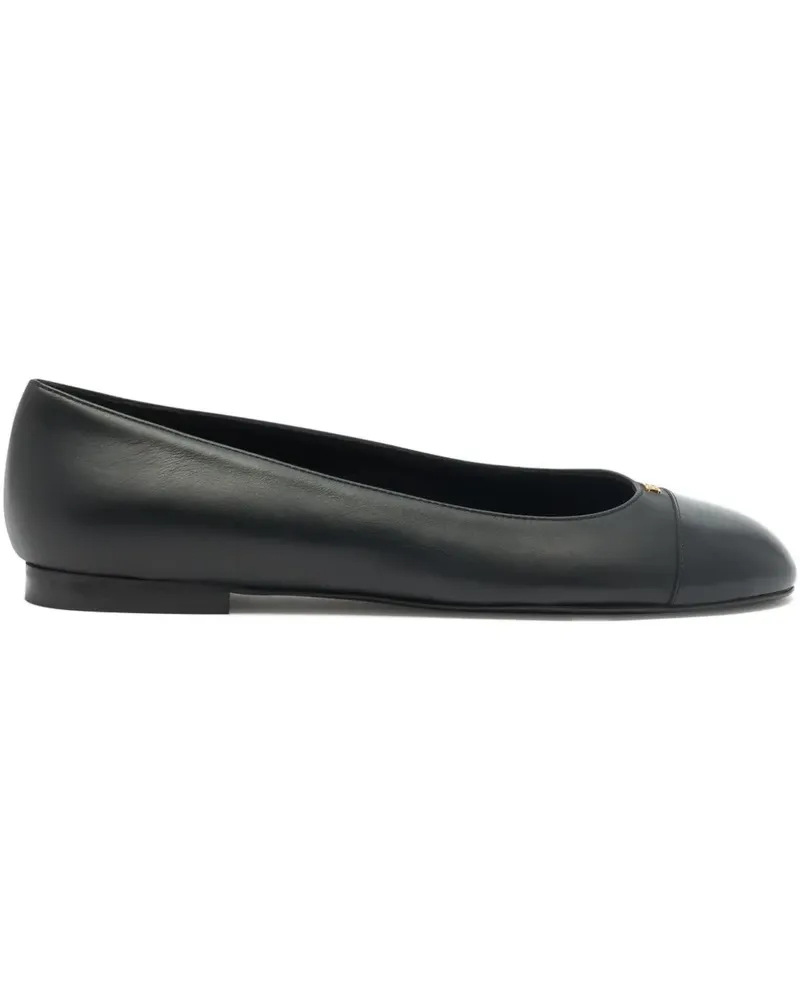 Bally Ballerinas mit Logo - Schwarz Schwarz