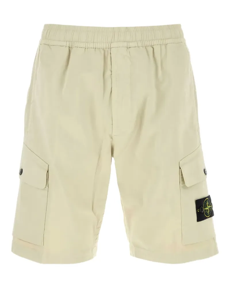 Stone Island Bermudas mit Kompass-Logo - Nude Nude