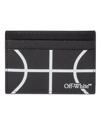 OFF-WHITE Basketball Kartenetui Schwarz