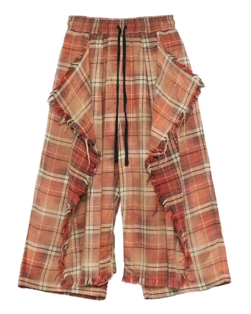 R13 Ausgefranste Hose - Orange Orange