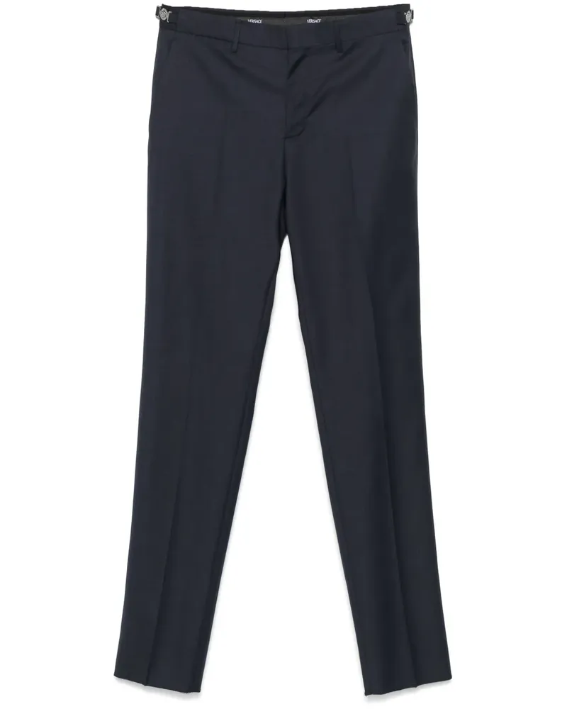 Versace Klassische Wollhose - Blau Blau