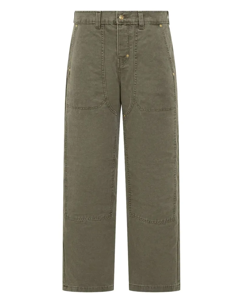 Dickies Trucker Jeans im Layering-Look - Grün Grün
