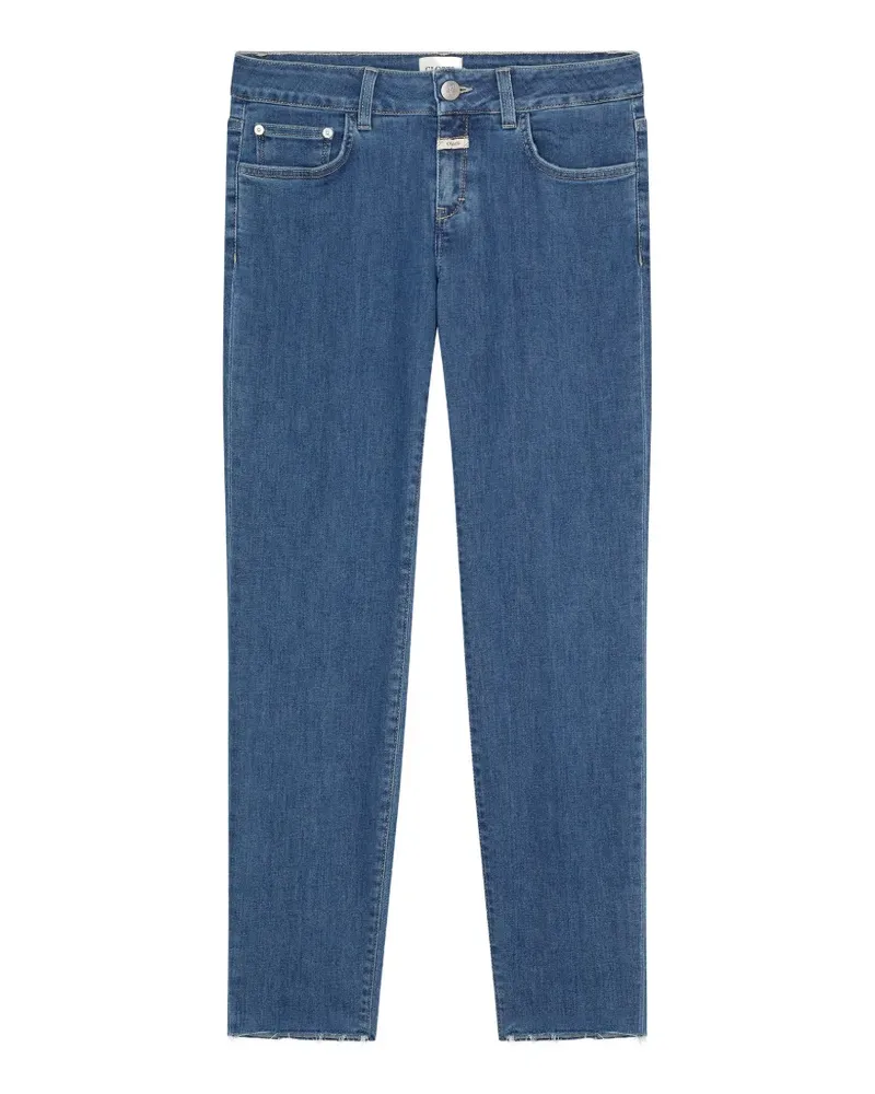 Closed Baker Jeans mit ausgefransten Kanten - Blau Blau