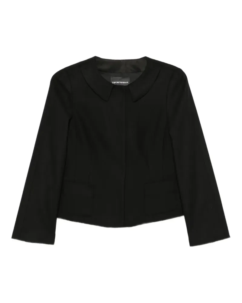 Emporio Armani Jacke mit Schleifendetail - Schwarz Schwarz