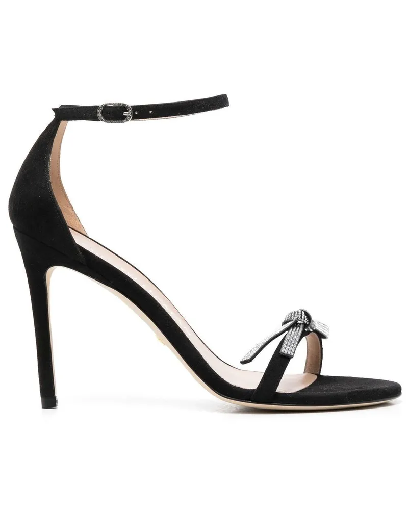 Stuart Weitzman Sandalen mit Plateau 100mm - Schwarz Schwarz