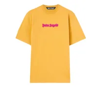 T-Shirt mit Logo-Print - Gelb