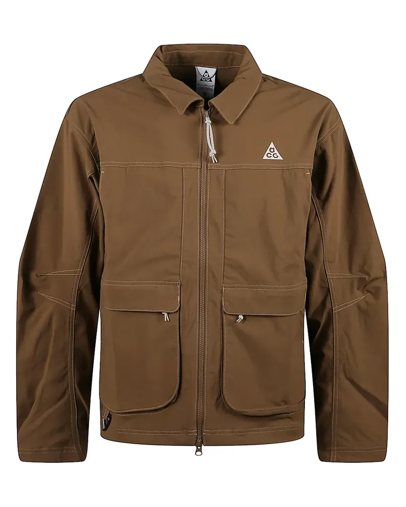 Nike ACG Smith Summit logo-detail jacket - Braun Braun