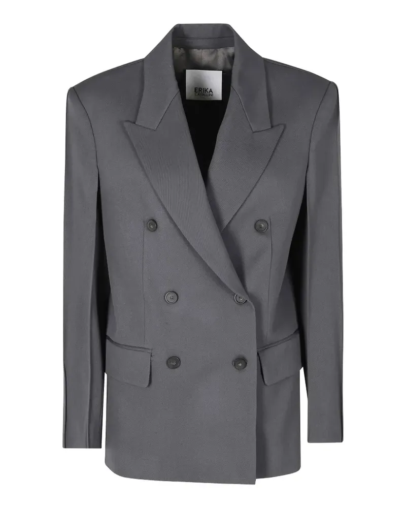 Erika Cavallini double-breasted blazer - Grau Grau