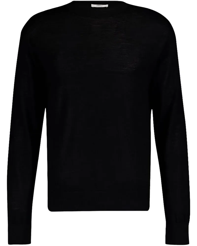 COMMAS Merino-Pullover - Schwarz Schwarz