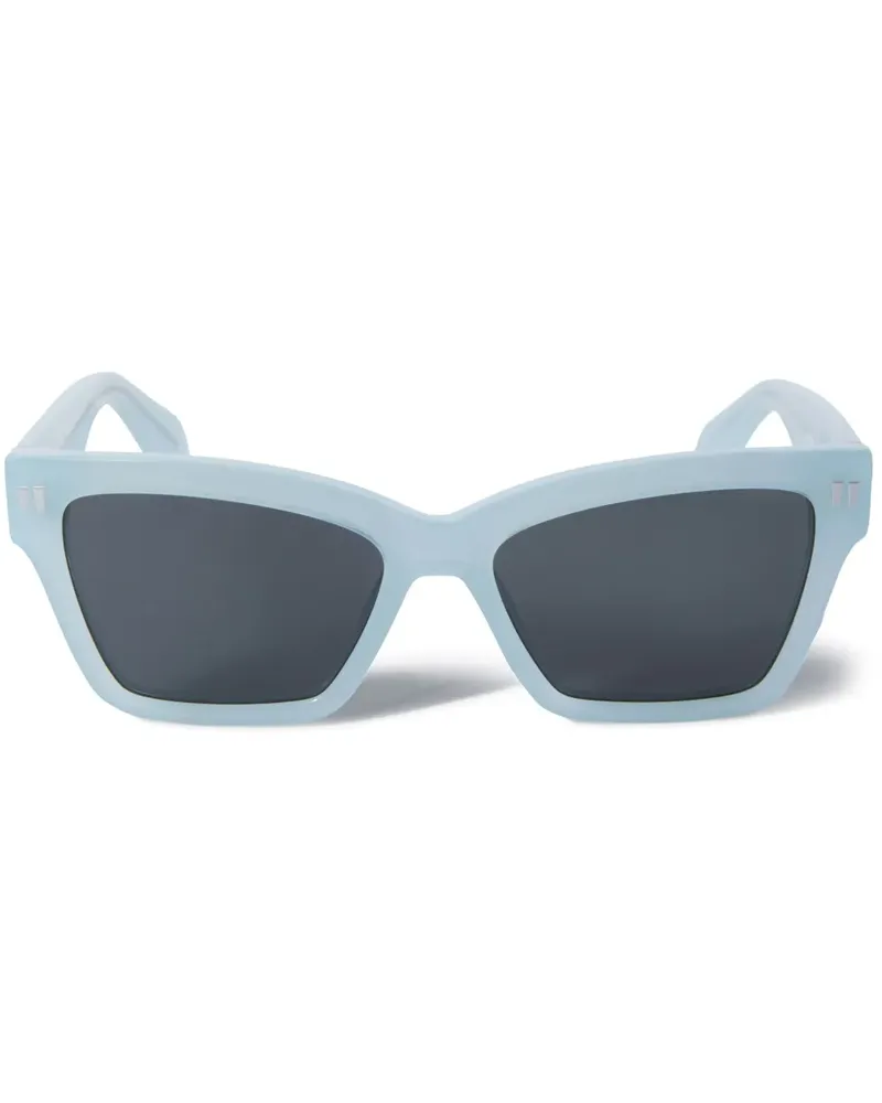 OFF-WHITE Cincinnati Sonnenbrille mit eckigem Gestell - Blau Blau