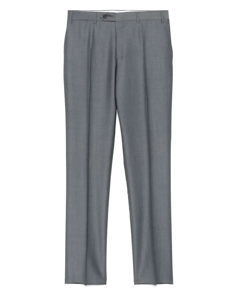Canali Klassische Hose - Grau Grau