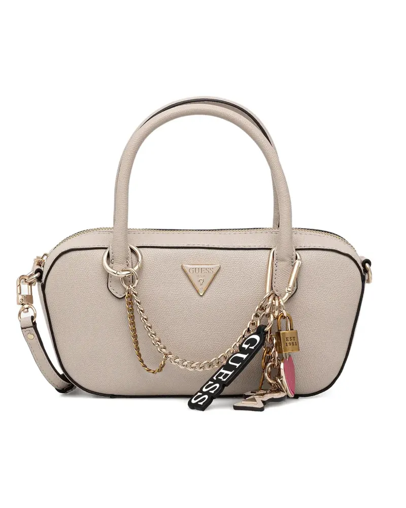 Guess Davina Tote Bag mit Anhänger - Nude Nude