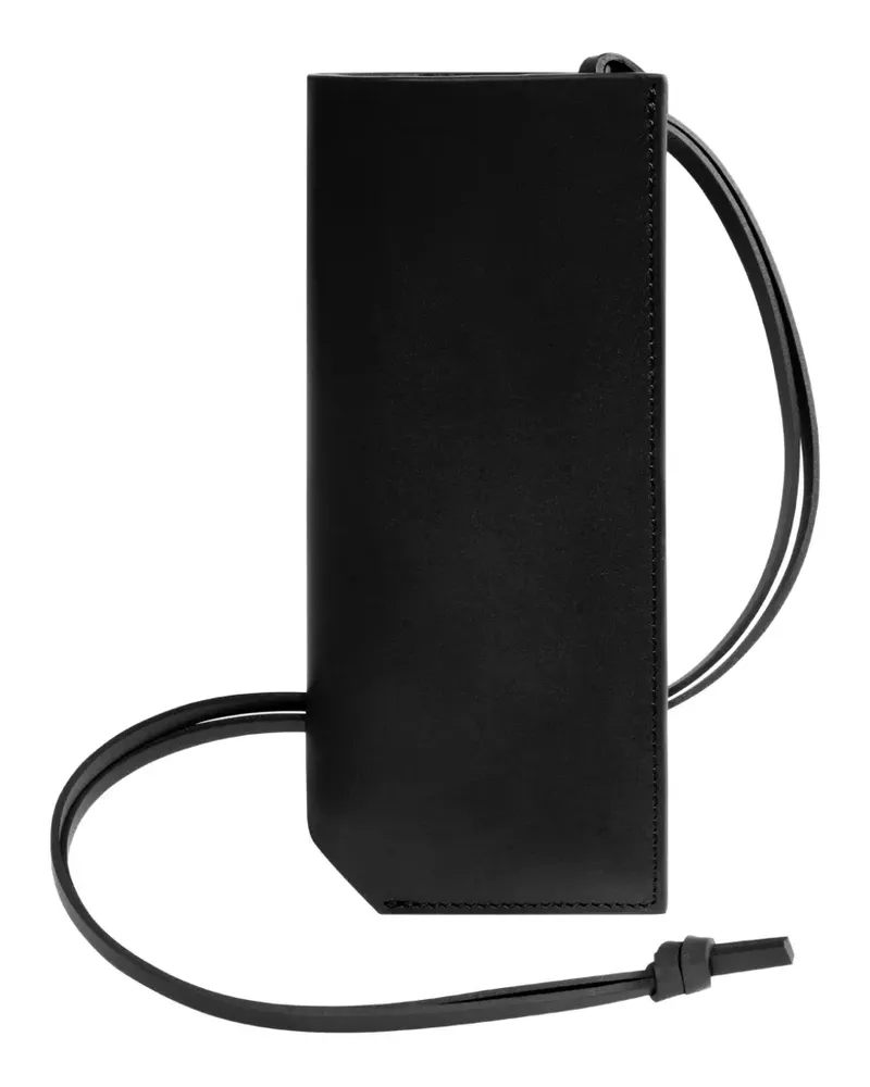 AURALEE leather sunglasses case - Schwarz Schwarz