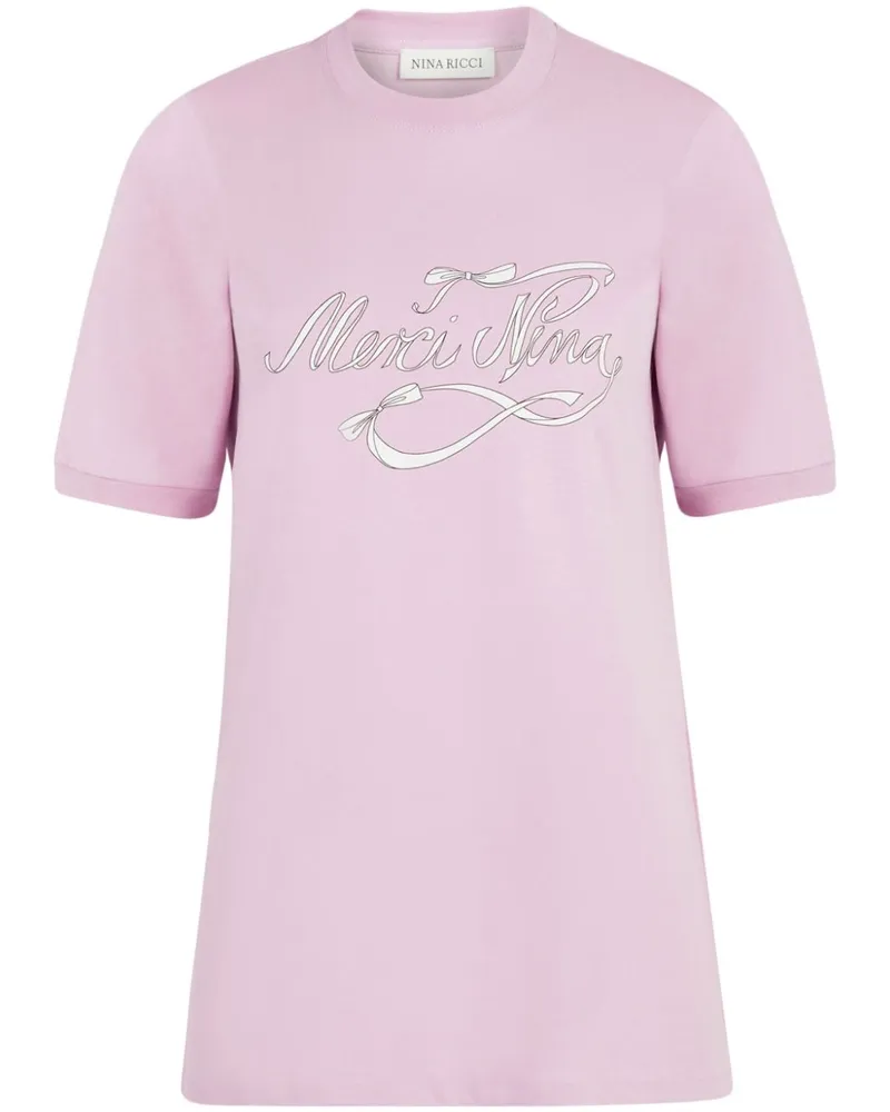 Nina Ricci Merci Nina' T-Shirt - Rosa Rosa