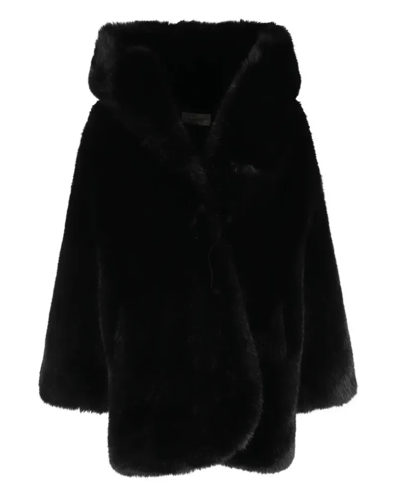 Giuseppe di Morabito hooded long-sleeve coat - Schwarz Schwarz