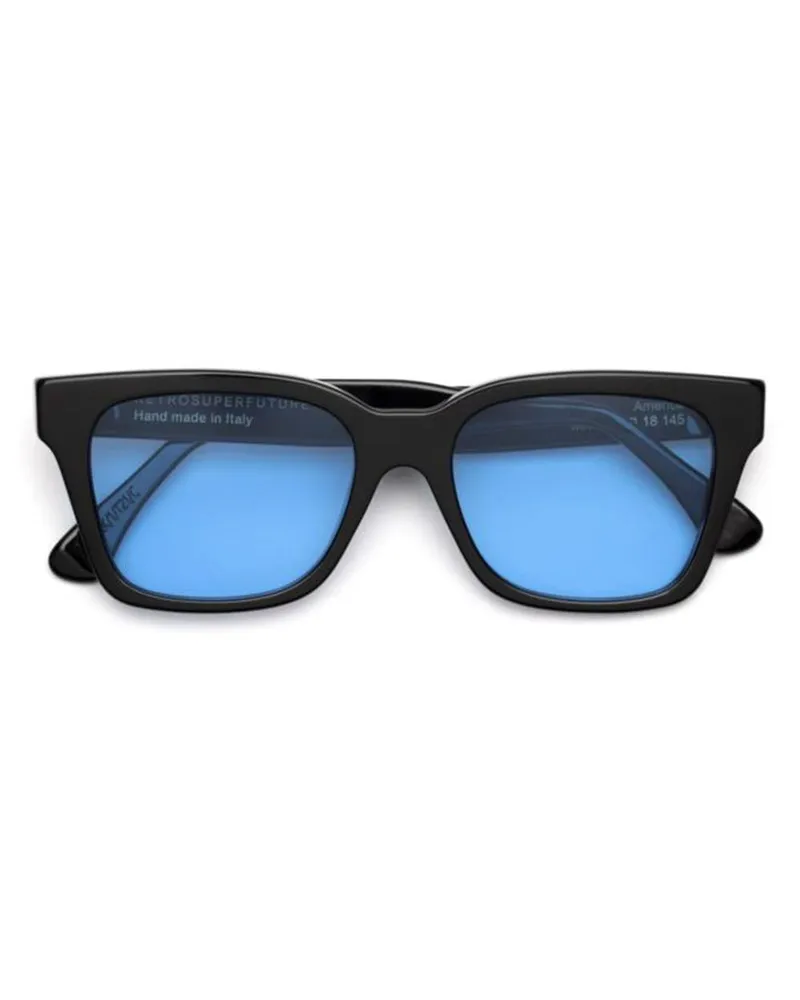 RETROSUPERFUTURE America Sonnenbrille - Schwarz Schwarz